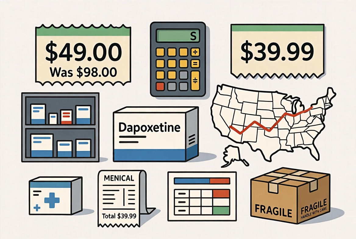 Dapoxetine Cost Without Insurance in the USA
